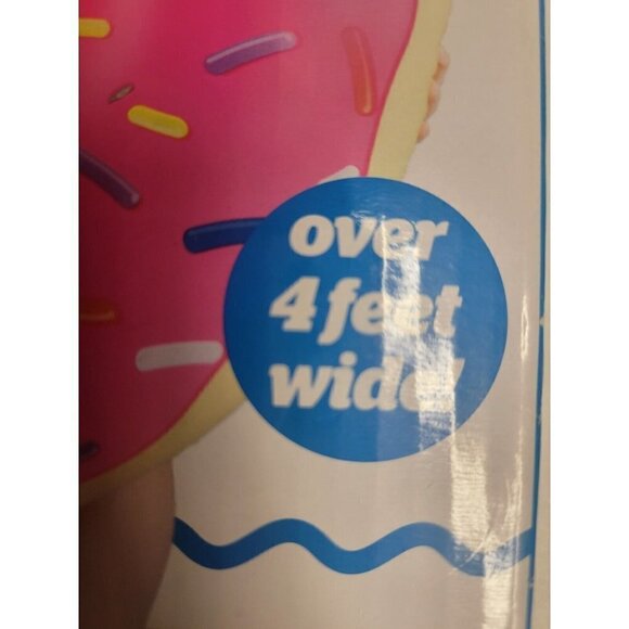 Big Mouth Giant Donut Pool Float 48 X 48 X14” - Picture 3 of 5